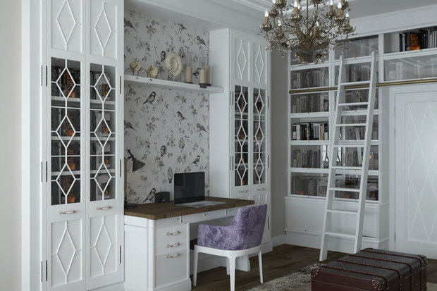 Фото из портфолио Кабинет прованс – фотографии дизайна интерьеров на INMYROOM