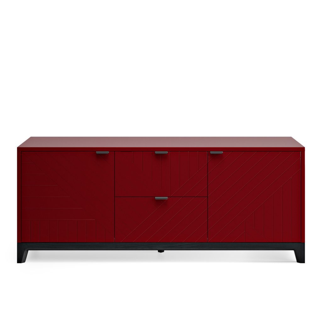 Тумба под телевизор Case CS043 цвета марсала