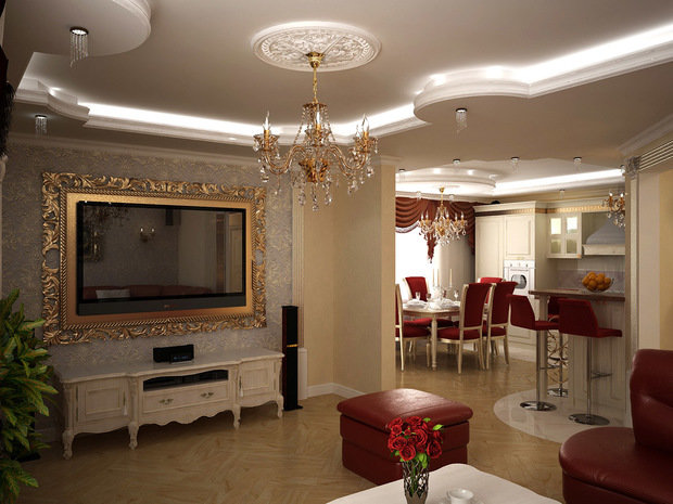 Фото из портфолио Роскошный ампир. – фотографии дизайна интерьеров на INMYROOM