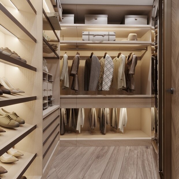 Фото из портфолио Дизайн интерьера квартиры для молодой девушки в стиле ар-деко – фотографии дизайна интерьеров на INMYROOM