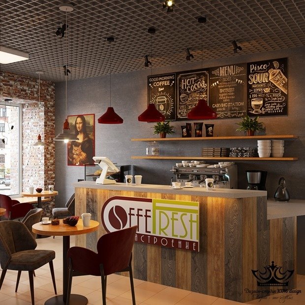 Фото из портфолио Кофейня Coffee Fresh – фотографии дизайна интерьеров на INMYROOM