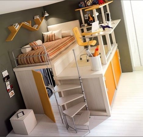 Фотография: Детская в стиле Современный, Квартира, Советы, Даша Ухлинова, как обустроить детскую в однушке, детская в однокомнатной квартире – фото на INMYROOM