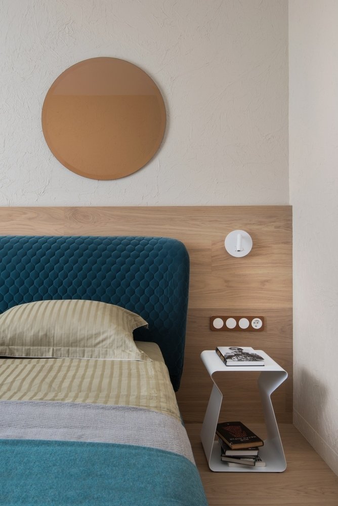 Фотография: Спальня в стиле Современный, Квартира, Минимализм, Проект недели, Москва, 4 и больше, Более 90 метров, Максим и Евгения Константиновы – фото на INMYROOM Фотография: Спальня в стиле Современный, Квартира, Минимализм, Проект недели, Москва, 4 и больше, Более 90 метров, Максим и Евгения Константиновы – фото на INMYROOM