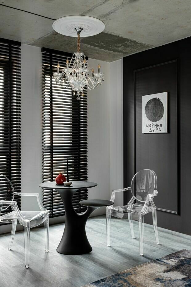 Фотография: Кухня и столовая в стиле Лофт, Современный, Эклектика, Квартира, Минимализм, Проект дня, Минск, 2 комнаты, 60-90 метров, Валерия Макаревич – фото на INMYROOM