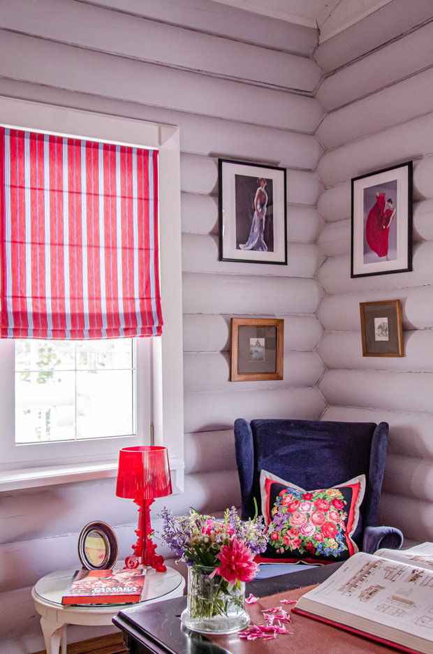 Фотография: Кабинет в стиле Прованс и Кантри, Эклектика, Дом, Проект недели, Дом и дача, Московская область, 4 и больше, Более 90 метров, Ирина Осипова – фото на INMYROOM