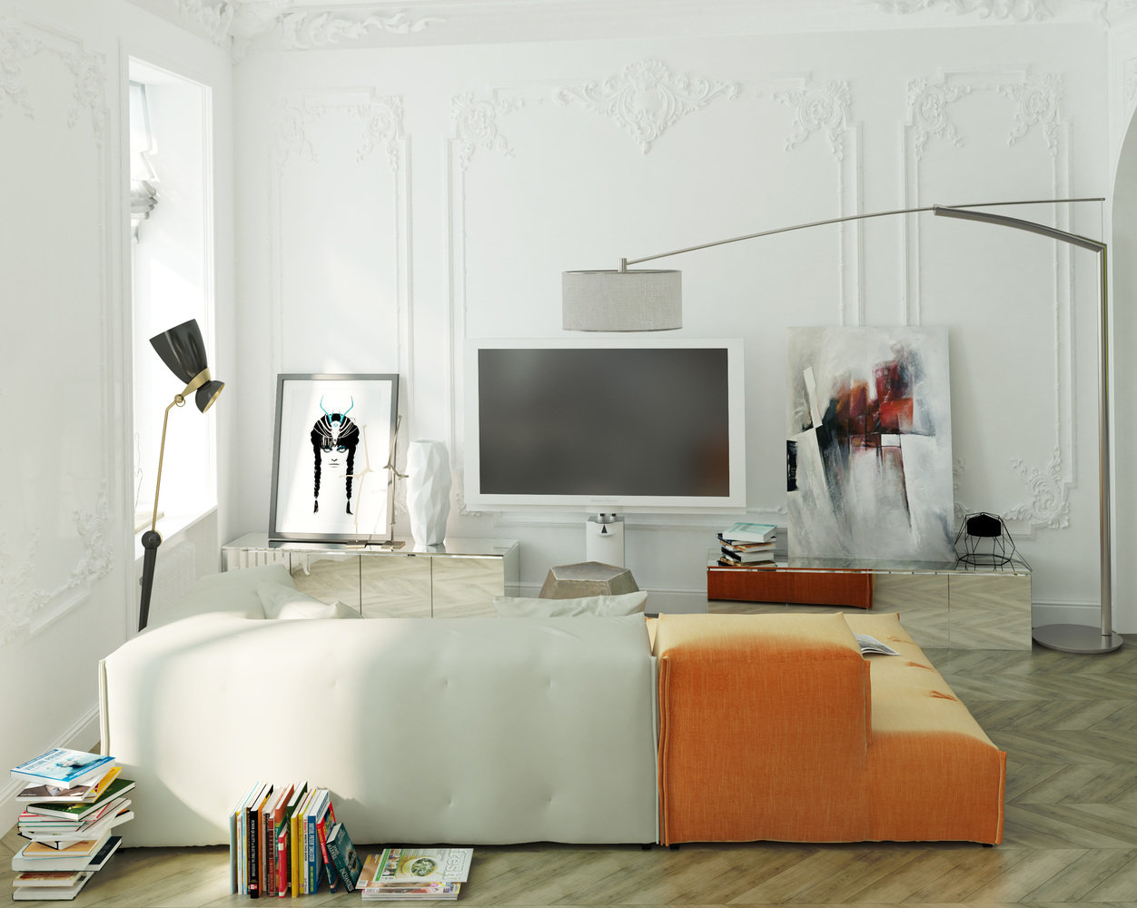 Фото из портфолио Квартира на Б. Грузинской – фотографии дизайна интерьеров на INMYROOM Фото из портфолио Квартира на Б. Грузинской – фотографии дизайна интерьеров на INMYROOM