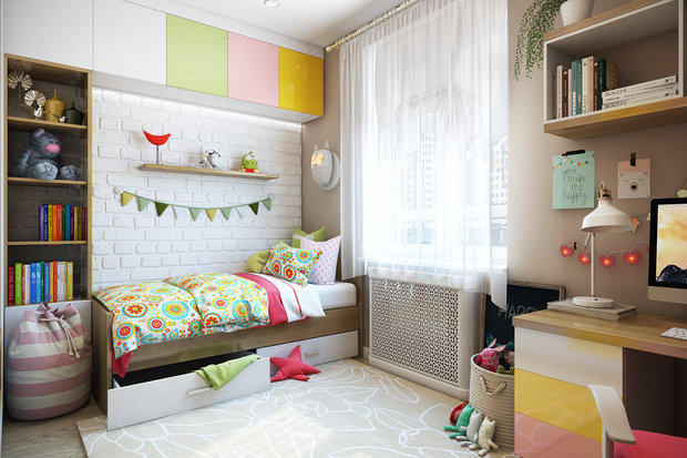 Фото из портфолио Проект квартиры 153 м2 – фотографии дизайна интерьеров на INMYROOM