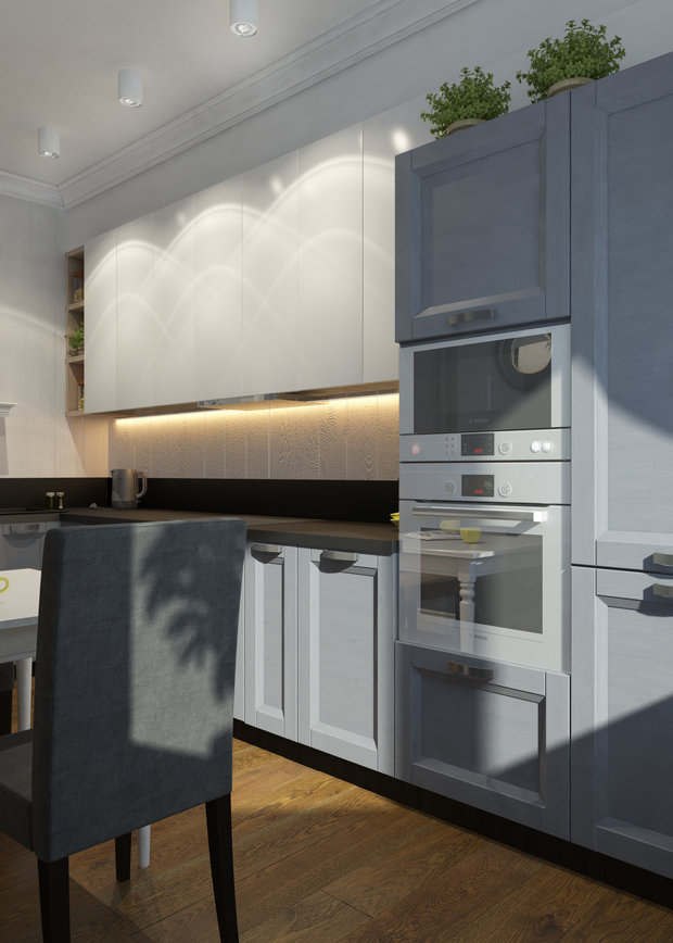 Фото из портфолио Современная классика в городской квартире – фотографии дизайна интерьеров на INMYROOM