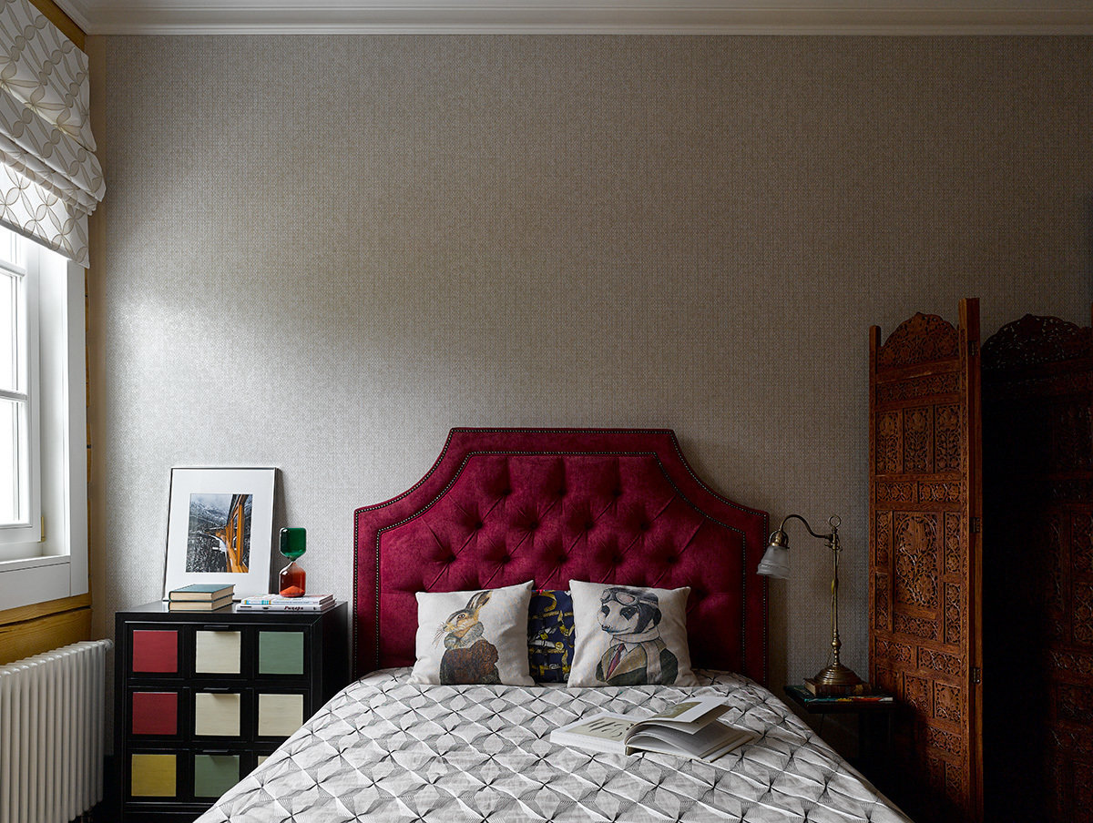 Фотография: Спальня в стиле Эклектика, Классический, Дом, Проект недели, Дача, Дом и дача, 4 и больше, Более 90 метров, Наташа Федосеева, Звенигород – фото на INMYROOM