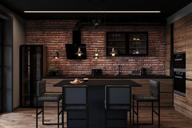 Фото из портфолио Квартира в стиле лофт – фотографии дизайна интерьеров на INMYROOM