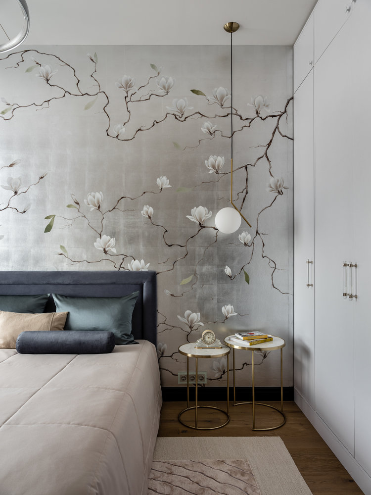 Фотография: Спальня в стиле Современный, Квартира, Проект дня, Москва, 2 комнаты, 60-90 метров, Елена Карасаева – фото на INMYROOM Фотография: Спальня в стиле Современный, Квартира, Проект дня, Москва, 2 комнаты, 60-90 метров, Елена Карасаева – фото на INMYROOM