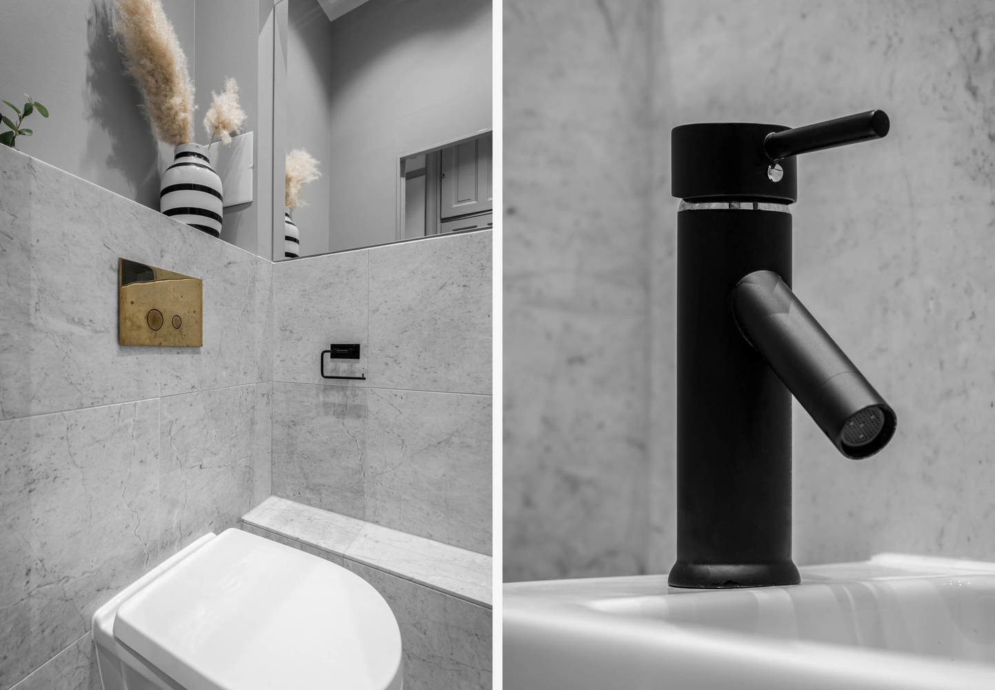 Фотография: Ванная в стиле Скандинавский, Классический, Декор интерьера, Швеция, Бежевый, Стокгольм, Серый, 3 комнаты, 60-90 метров – фото на INMYROOM