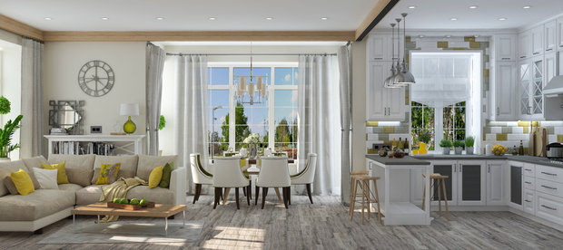 Фото из портфолио Гостиная "Bright colours" – фотографии дизайна интерьеров на INMYROOM