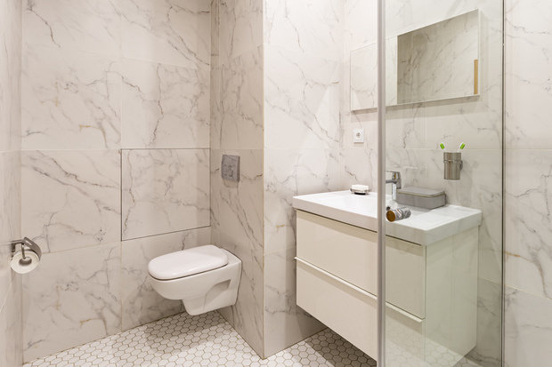 Фотография: Ванная в стиле Скандинавский, Современный, Квартира, Проект недели, Санкт-Петербург, 1 комната, 40-60 метров, Антон Бипиташ – фото на INMYROOM