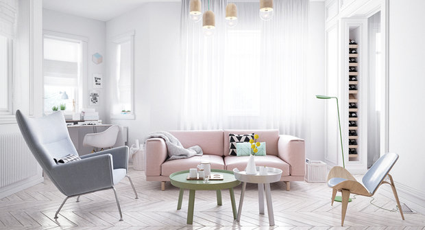 Фото из портфолио Скандинавское утро – фотографии дизайна интерьеров на INMYROOM