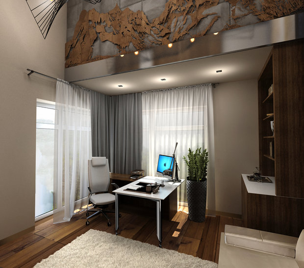 Фото из портфолио Кабинет для мужчины  – фотографии дизайна интерьеров на INMYROOM