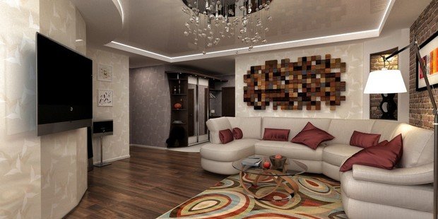 Фото из портфолио Квартира для молодой семьи – фотографии дизайна интерьеров на INMYROOM