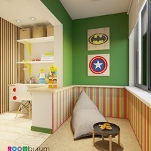 Фото из портфолио Детская в стиле LEGO – фотографии дизайна интерьеров на INMYROOM