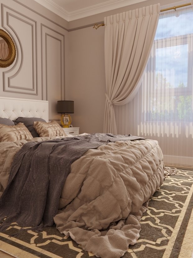 Фото из портфолио Дизайн спальни в частном доме – фотографии дизайна интерьеров на INMYROOM