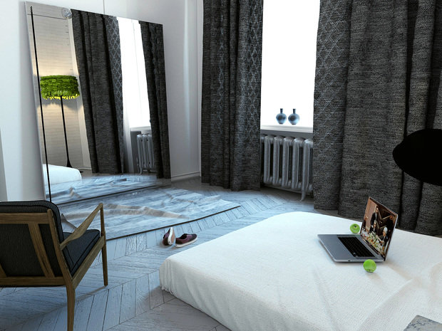 Фото из портфолио Спальня лофт – фотографии дизайна интерьеров на INMYROOM