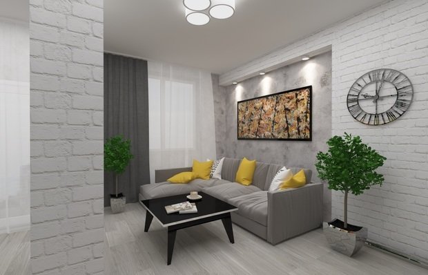 Фото из портфолио Дизайн квартиры-студии – фотографии дизайна интерьеров на INMYROOM
