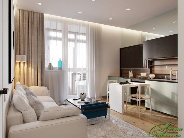 Фото из портфолио Столичный минимализм – фотографии дизайна интерьеров на INMYROOM