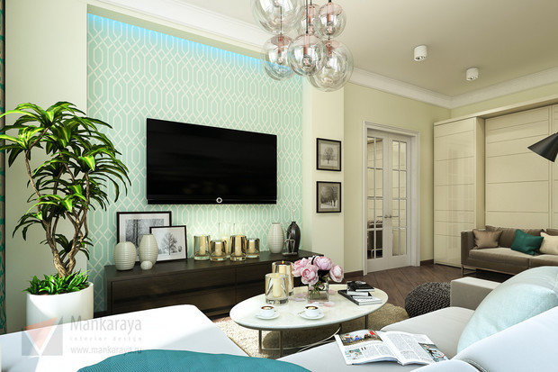 Фото из портфолио Квартира 20м2 – фотографии дизайна интерьеров на INMYROOM