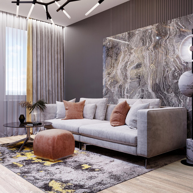 Фото из портфолио Современная роскошь – фотографии дизайна интерьеров на INMYROOM
