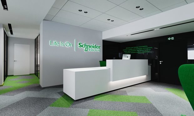Визуализация интерьера офиса в современном стиле