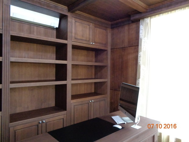 Фото из портфолио Ореховый кабинет – фотографии дизайна интерьеров на INMYROOM
