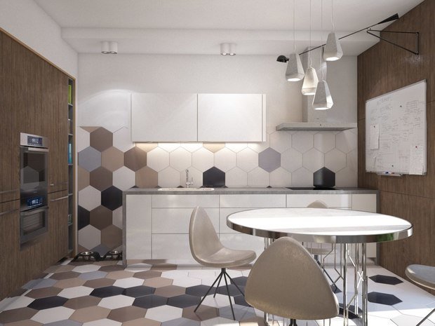 Фото из портфолио Уютный лофт для двоих – фотографии дизайна интерьеров на INMYROOM