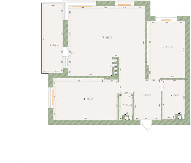 Фотография: Планировки в стиле , Квартира, Дома и квартиры, Проект недели – фото на INMYROOM