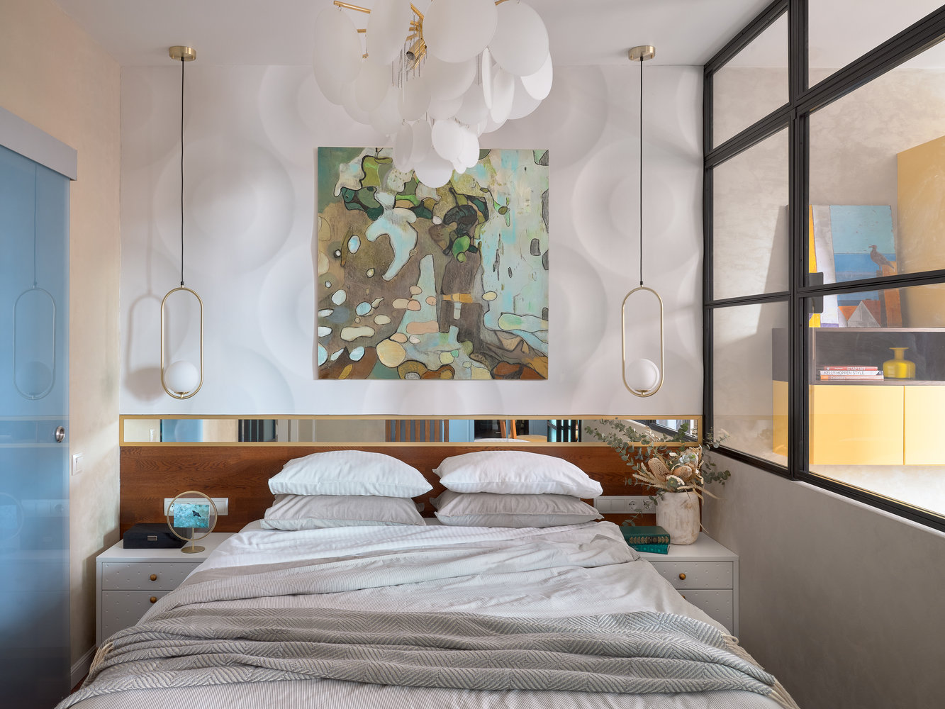 Фотография: Спальня в стиле Современный, Малогабаритная квартира, Квартира, Студия, Проект недели, Москва, 1 комната, до 40 метров, Евгения Ивлиева – фото на INMYROOM Фотография: Спальня в стиле Современный, Малогабаритная квартира, Квартира, Студия, Проект недели, Москва, 1 комната, до 40 метров, Евгения Ивлиева – фото на INMYROOM