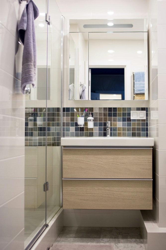 Фотография: Ванная в стиле Современный, Скандинавский, Квартира, Минимализм, Проект недели, Санкт-Петербург, Олеся Малицкая, Сергей Малицкий, Студия Малицких, Панельный дом, 2 комнаты, 40-60 метров, ЖК Viva – фото на INMYROOM Фотография: Ванная в стиле Современный, Скандинавский, Квартира, Минимализм, Проект недели, Санкт-Петербург, Олеся Малицкая, Сергей Малицкий, Студия Малицких, Панельный дом, 2 комнаты, 40-60 метров, ЖК Viva – фото на INMYROOM