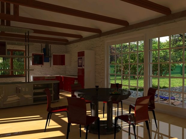 Фото из портфолио Загородный домик – фотографии дизайна интерьеров на INMYROOM