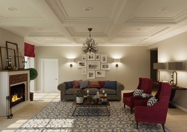 Фото из портфолио Цвет и орнамент – фотографии дизайна интерьеров на INMYROOM