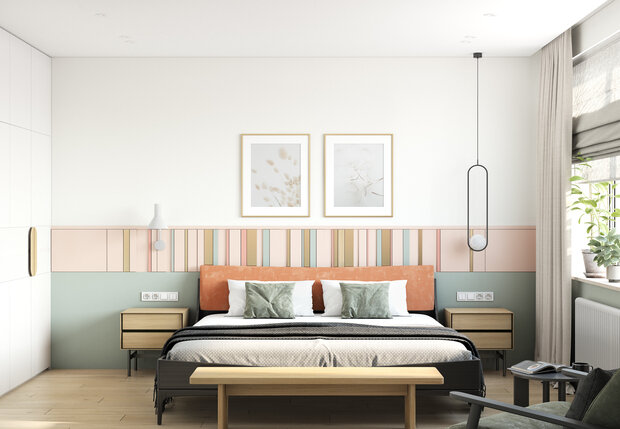 Фотография: Спальня в стиле Современный, Квартира, Проект дня, Москва, OM Design, 4 и больше, Более 90 метров – фото на INMYROOM