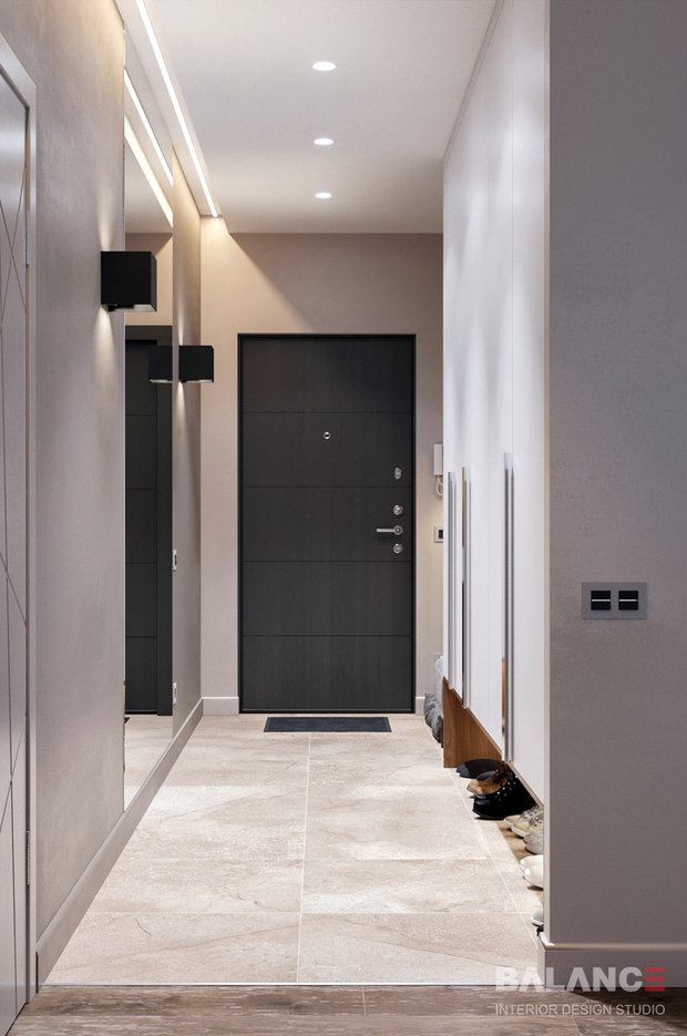Фото из портфолио Трехкомнатная квартира, 98 м2 – фотографии дизайна интерьеров на INMYROOM