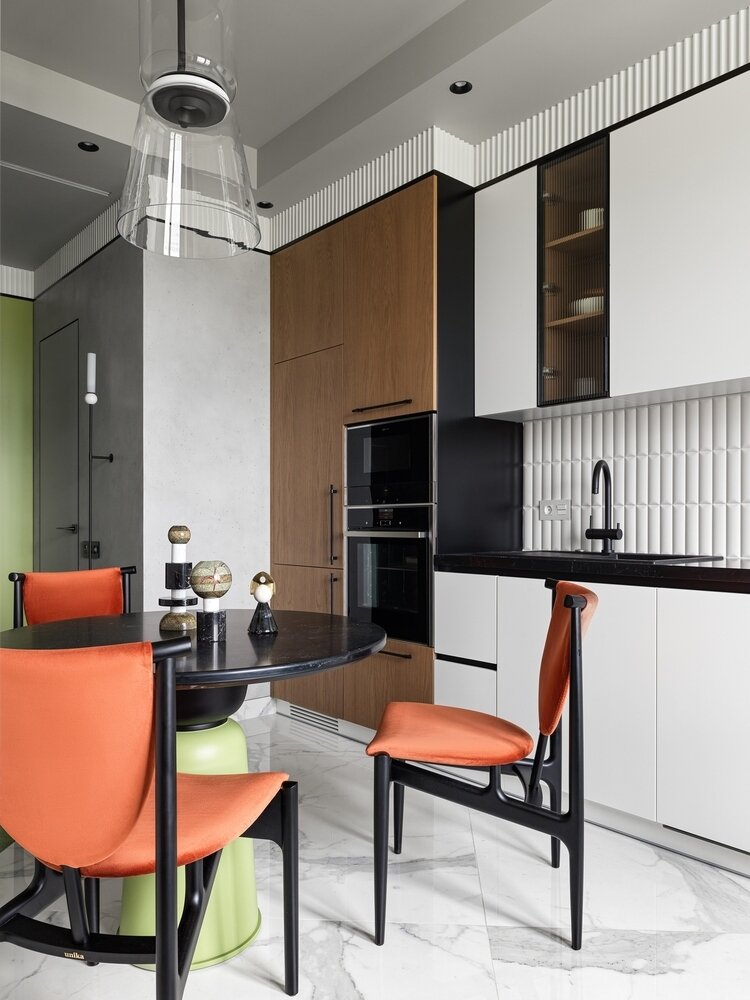 Фотография: Кухня и столовая в стиле Современный, Квартира, Проект дня, Москва, 3 комнаты, 60-90 метров, Archbutik – фото на INMYROOM Фотография: Кухня и столовая в стиле Современный, Квартира, Проект дня, Москва, 3 комнаты, 60-90 метров, Archbutik – фото на INMYROOM