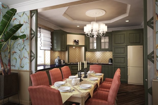 Фото из портфолио "Кантри" квартира в Ростове-на-Дону – фотографии дизайна интерьеров на INMYROOM