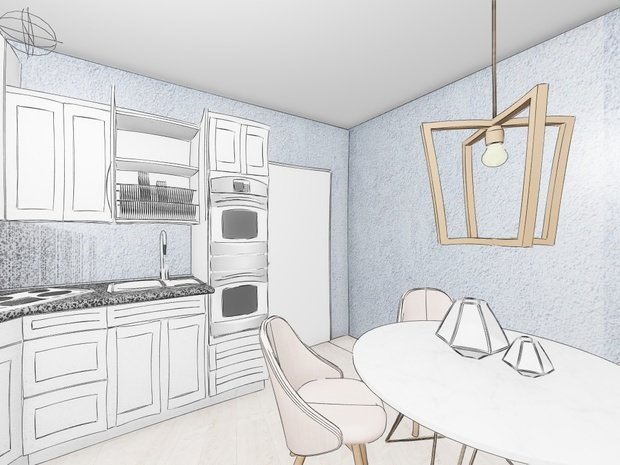 Фото из портфолио Скетчи – фотографии дизайна интерьеров на INMYROOM