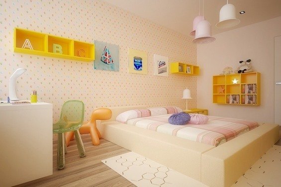 Фотография: Детская в стиле Современный, Декор интерьера, Дизайн интерьера, Цвет в интерьере – фото на INMYROOM