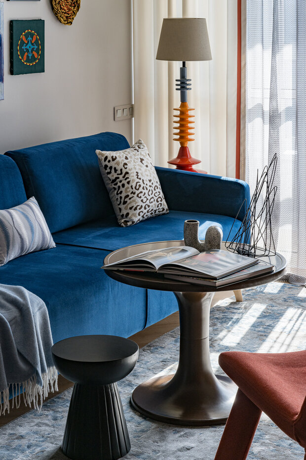 Фотография: Гостиная в стиле Современный, Эклектика, Проект дня, Екатеринбург, 3 комнаты, 60-90 метров, Ольга Коваленко – фото на INMYROOM