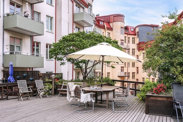 Фото из портфолио Уникальная терасса на крыше, Майорна , Гетеборг – фотографии дизайна интерьеров на INMYROOM