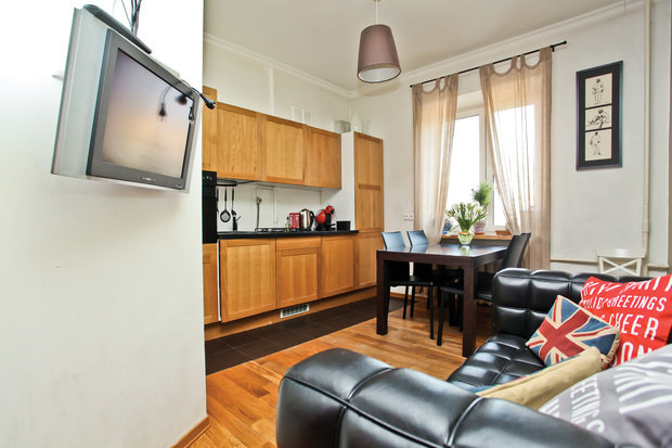 Фотография: Кухня и столовая в стиле Современный, Квартира, Дома и квартиры, Перепланировка – фото на INMYROOM