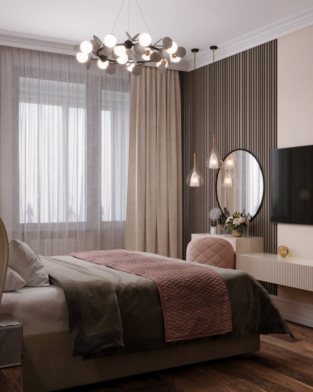 Фото из портфолио Двушка в стиле неоклассика – фотографии дизайна интерьеров на INMYROOM