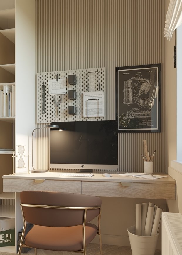 Фото из портфолио Кабинет в современном стиле – фотографии дизайна интерьеров на INMYROOM