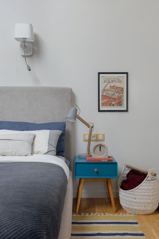 Фотография: Спальня в стиле Скандинавский, Эклектика, Квартира, Студия, Проект недели, Пермь, 60-90 метров, Студия Ирины Райхер, Ирина Райхер – фото на INMYROOM Фотография: Спальня в стиле Скандинавский, Эклектика, Квартира, Студия, Проект недели, Пермь, 60-90 метров, Студия Ирины Райхер, Ирина Райхер – фото на INMYROOM