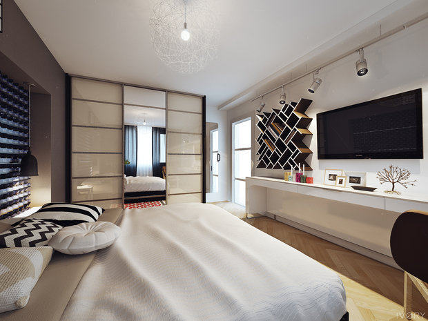 Фото из портфолио Квартира в Москве ,65 м.кв. – фотографии дизайна интерьеров на INMYROOM