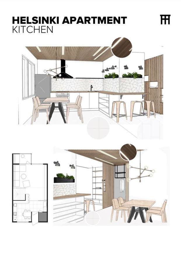 Фото из портфолио Apartment in Helsinki – фотографии дизайна интерьеров на INMYROOM